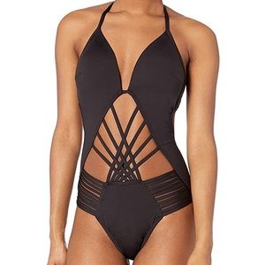 Kenneth Cole Black One Piece Bathing Suit